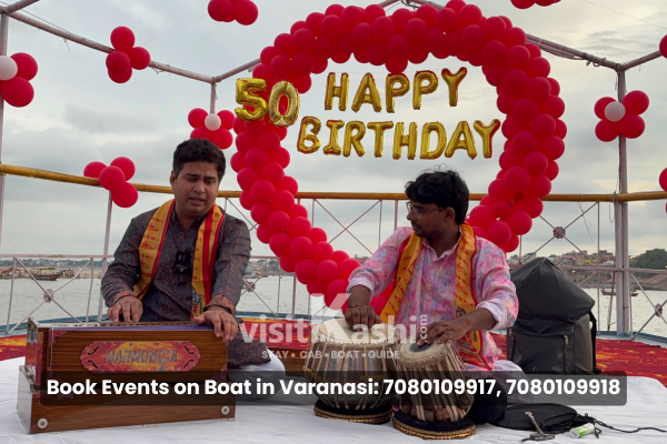 Live music on board – Varanasi boat event