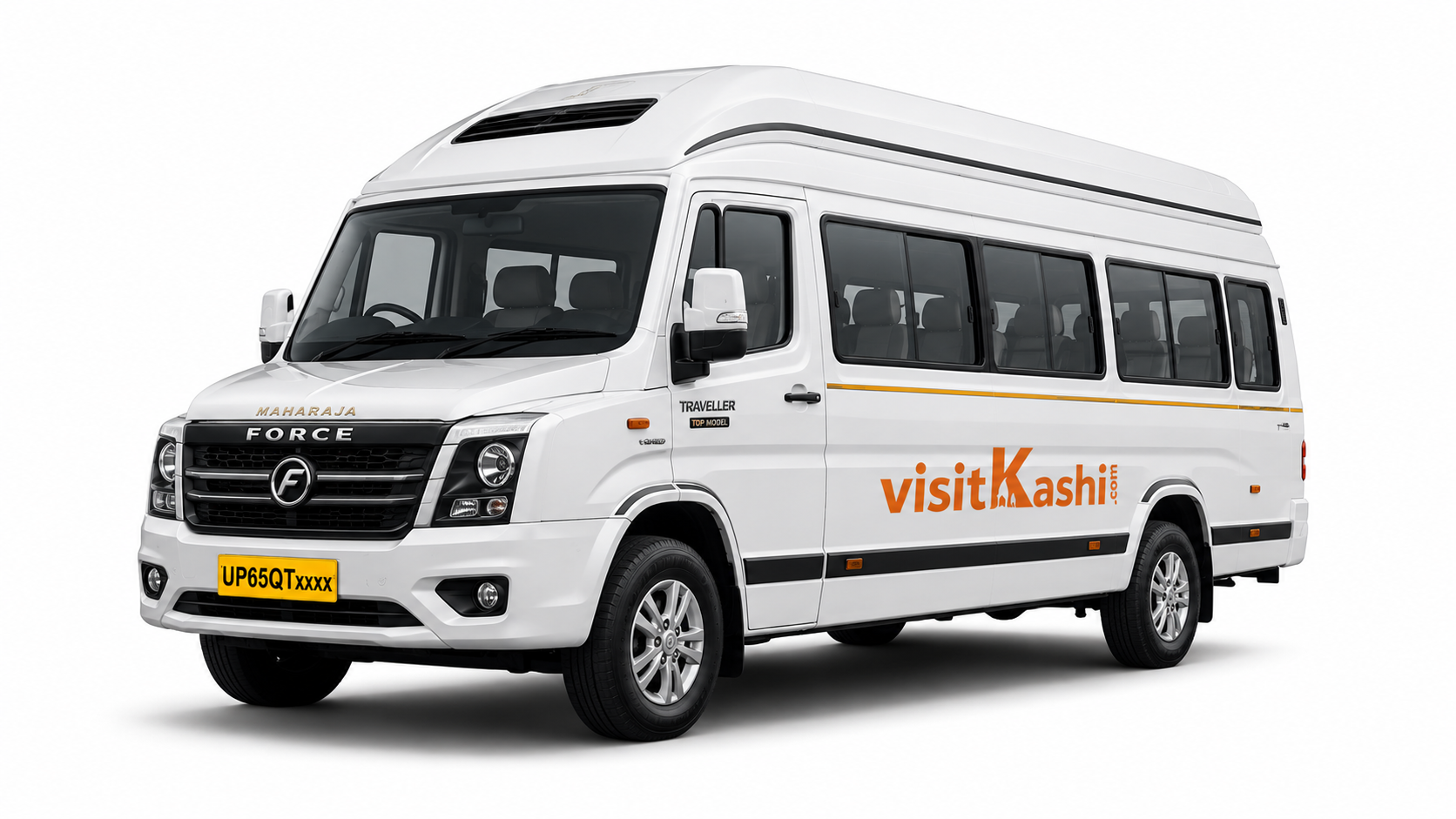 Book 12 Seater Maharaja Tempo Traveller Full Day in Varanasi for Local Sightseen