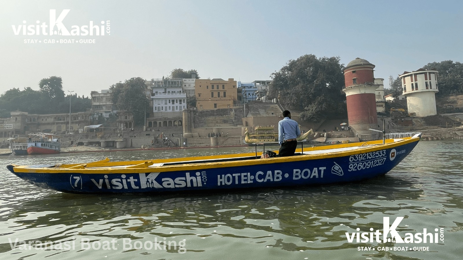 Private boat booking in Varanasi with Visit Kashi