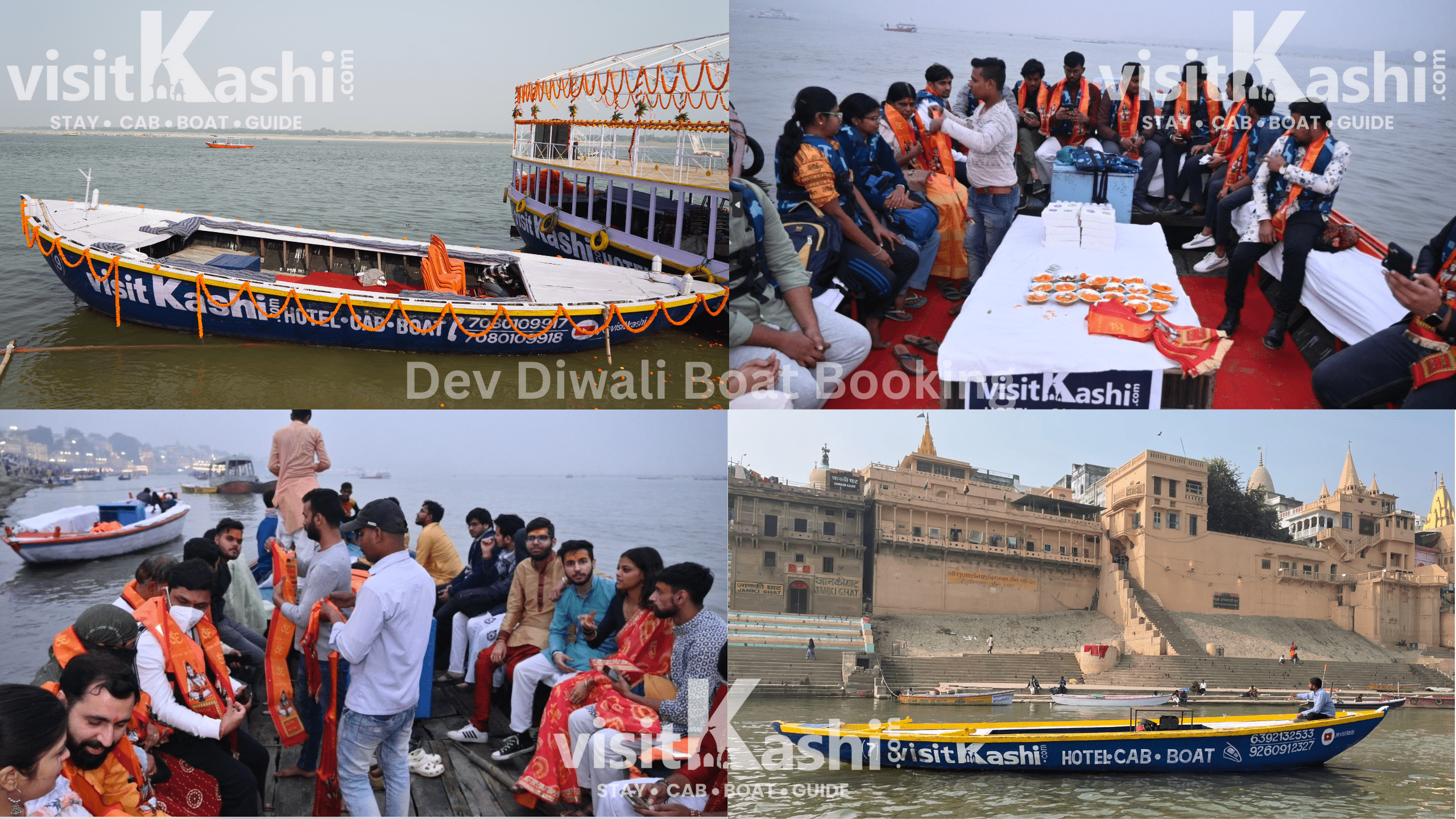 Dev Diwali boat booking Varanasi