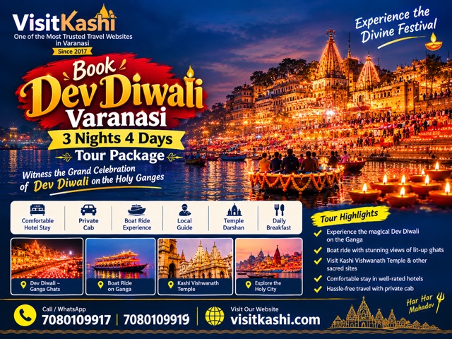 3 Nights 4 Days Tour Package – Visit Kashi
