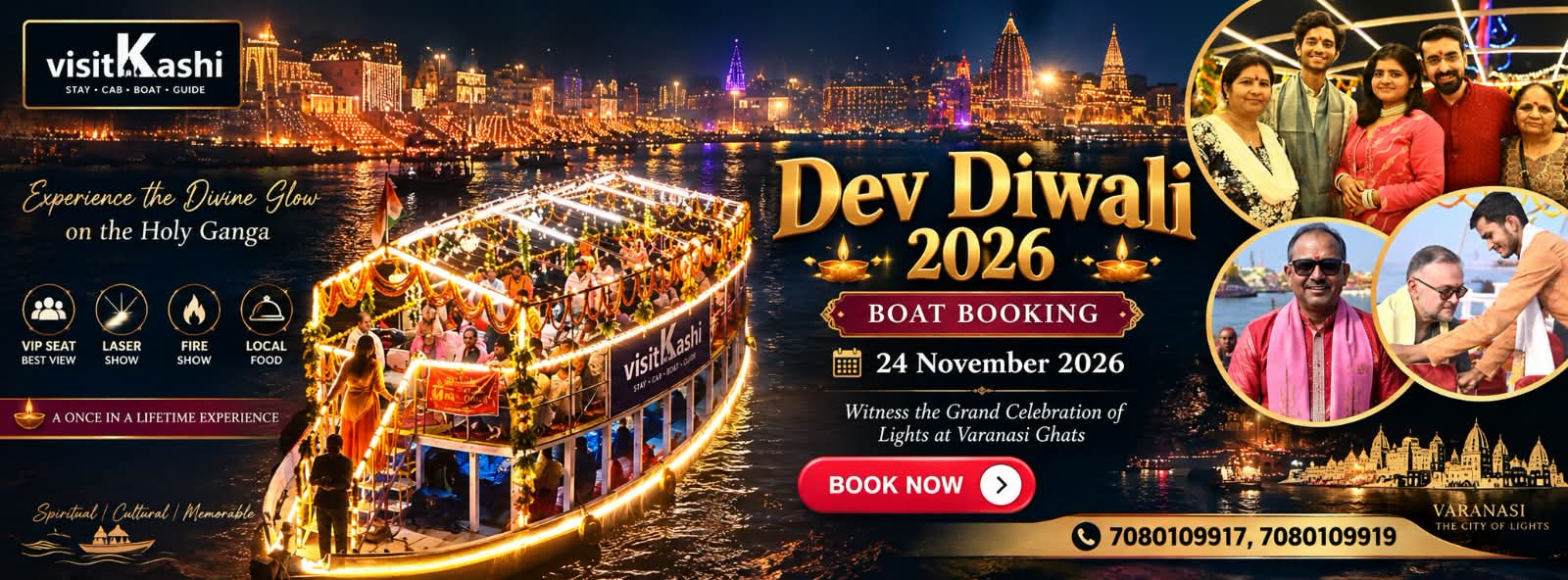 Dev Diwali Boat Booking 2026